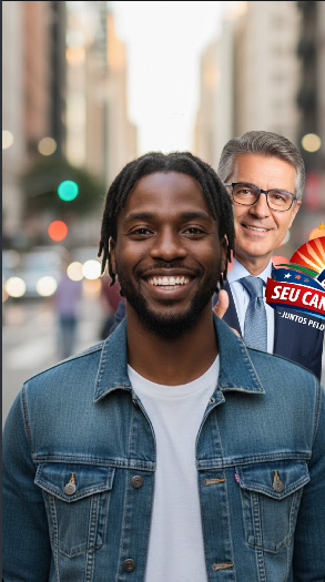 Candidato nas costas